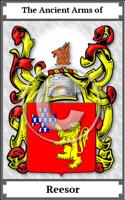 Reesor Family Crest Download (JPG) Book Plated - 600 DPI