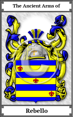 Rebello Family Crest Download (JPG)  Book Plated - 150 DPI