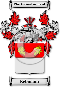 Rebmann Family Crest Download (jpg) Legacy Series - 150 DPI