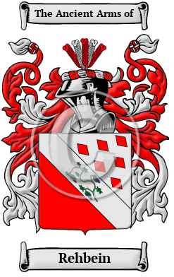 Rehbein Family Crest/Coat of Arms