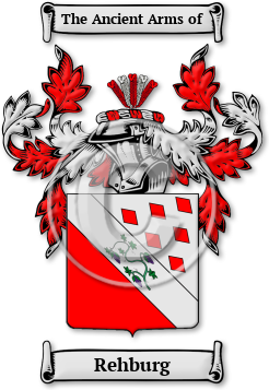 Rehburg Family Crest Download (jpg) Legacy Series - 150 DPI