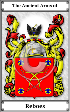 Reboes Family Crest Download (JPG)  Book Plated - 150 DPI