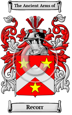 Recorr Family Crest/Coat of Arms