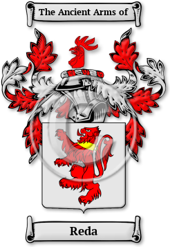 Reda Family Crest Download (jpg) Legacy Series - 150 DPI