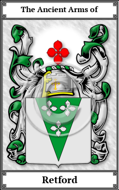Retford Family Crest Download (JPG)  Book Plated - 150 DPI