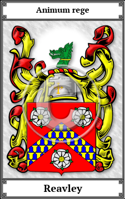 Reavley Family Crest Download (JPG)  Book Plated - 150 DPI