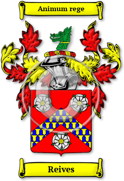 Reives Family Crest Download (jpg) Legacy Series - 150 DPI