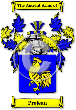 Prejean Family Crest Download (JPG) Legacy Series - 600 DPI