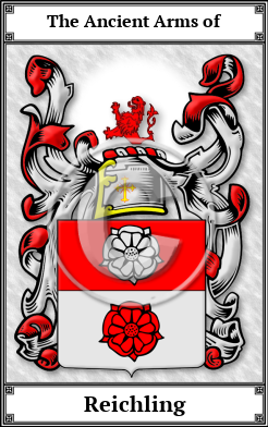 Reichling Family Crest Download (JPG) Book Plated - 600 DPI