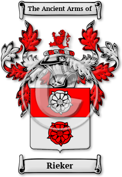 Rieker Family Crest Download (JPG) Legacy Series - 600 DPI