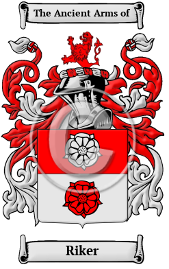 Riker Family Crest Download (JPG) Heritage Series - 600 DPI