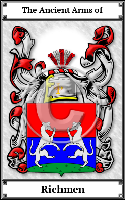 Richmen Family Crest Download (JPG)  Book Plated - 150 DPI