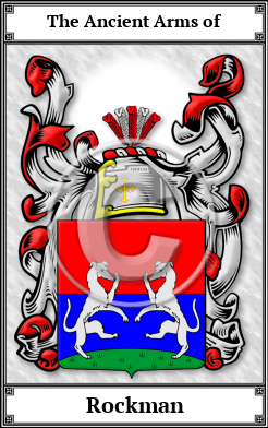 Rockman Family Crest Download (JPG)  Book Plated - 150 DPI