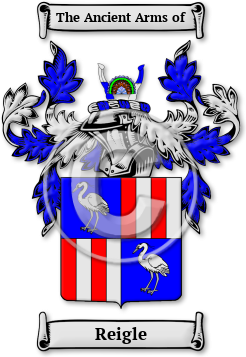 Reigle Family Crest Download (jpg) Legacy Series - 150 DPI