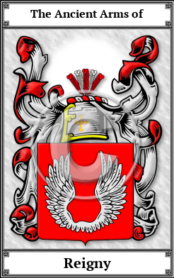 Reigny Family Crest Download (JPG) Book Plated - 600 DPI