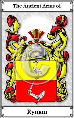 Ryman Family Crest Download (JPG) Book Plated - 600 DPI