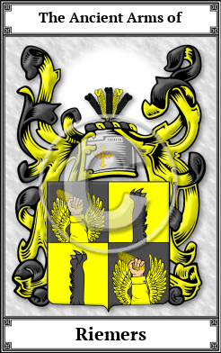 Riemers Family Crest Download (JPG)  Book Plated - 150 DPI