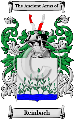 Reinbach Family Crest Download (JPG) Heritage Series - 300 DPI