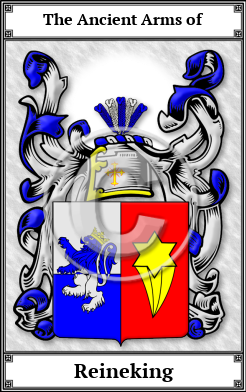 Reineking Family Crest Download (JPG) Book Plated - 600 DPI