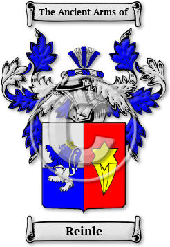 Reinle Family Crest Download (jpg) Legacy Series - 150 DPI