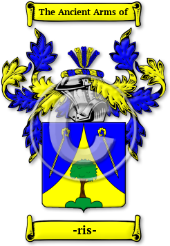 -ris- Family Crest Download (jpg) Legacy Series - 150 DPI