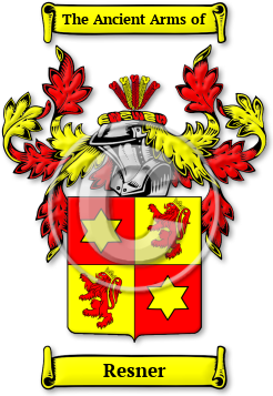 Resner Family Crest Download (jpg) Legacy Series - 150 DPI