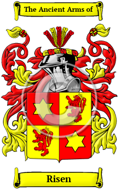 Risen Family Crest Download (JPG) Heritage Series - 600 DPI