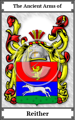 Reither Family Crest Download (JPG) Book Plated - 600 DPI