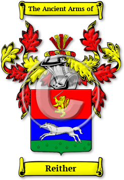 Reither Family Crest Download (JPG) Legacy Series - 600 DPI