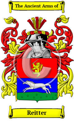 Reitter Family Crest Download (JPG) Heritage Series - 600 DPI