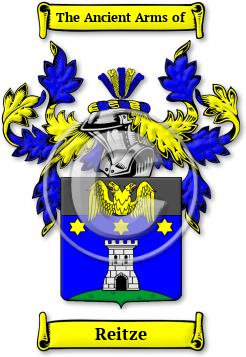 Reitze Family Crest Download (JPG) Legacy Series - 600 DPI