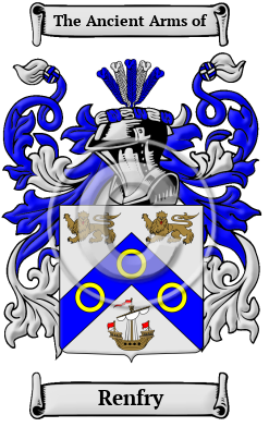 Renfry Family Crest/Coat of Arms
