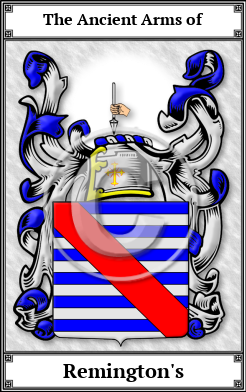 Remington's Family Crest Download (JPG) Book Plated - 600 DPI
