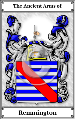 Remmington Family Crest Download (JPG)  Book Plated - 150 DPI