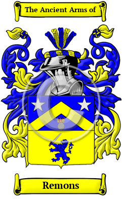 Remons Family Crest/Coat of Arms
