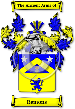 Remons Family Crest Download (JPG) Legacy Series - 600 DPI
