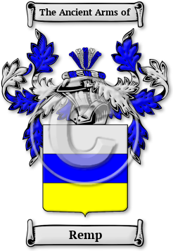 Remp Family Crest Download (jpg) Legacy Series - 150 DPI