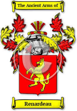 Renardeau Family Crest Download (jpg) Legacy Series - 150 DPI