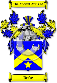Reñe Family Crest Download (JPG) Legacy Series - 600 DPI