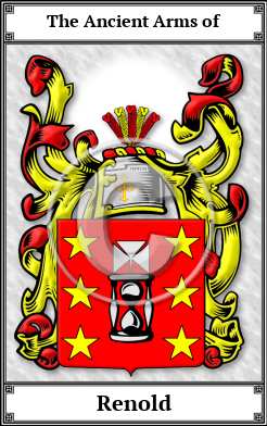 Renold Family Crest Download (JPG)  Book Plated - 150 DPI