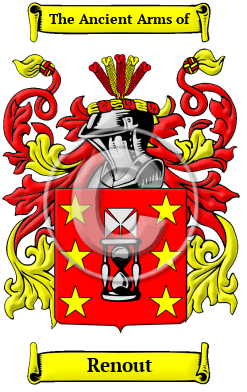 Renout Family Crest/Coat of Arms