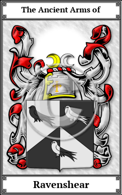 Ravenshear Family Crest Download (JPG)  Book Plated - 150 DPI