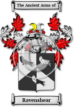 Ravenshear Family Crest Download (jpg) Legacy Series - 150 DPI