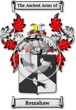 Remshaw Family Crest Download (jpg) Legacy Series - 150 DPI