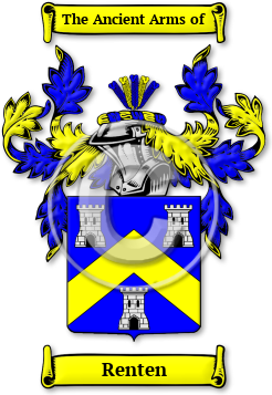 Renten Family Crest Download (JPG) Legacy Series - 600 DPI