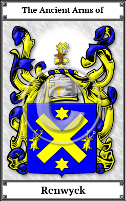 Renwyck Family Crest Download (JPG)  Book Plated - 150 DPI