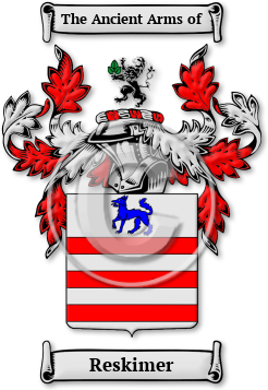Reskimer Family Crest Download (jpg) Legacy Series - 150 DPI