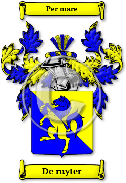 De ruyter Family Crest Download (jpg) Legacy Series - 150 DPI