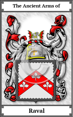 Raval Family Crest Download (JPG)  Book Plated - 150 DPI
