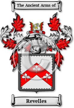 Revelles Family Crest Download (jpg) Legacy Series - 150 DPI